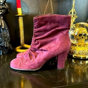 Purple ankle boot vintage
